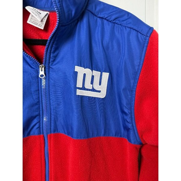 Team Apparel NFL New York Giants Heavyweight Youth Full Zip Fleece - Sz XL 16/18 - Picture 4 of 8